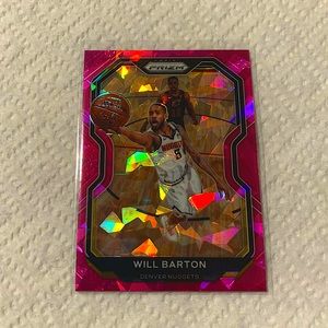 Will Barton ‘21 Prizm Pink Ice Parallel Card
